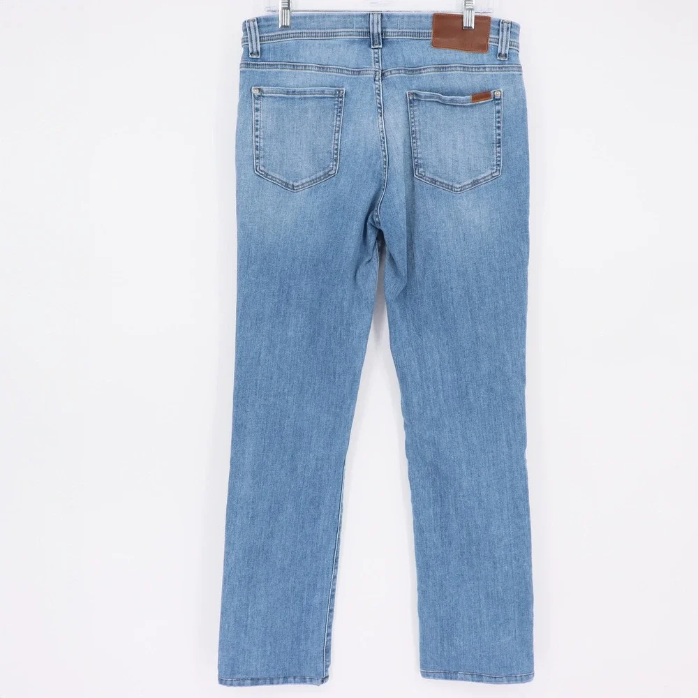 Fidelity Denim Men's Jimmy Posse Slim Straight Jeans Medium Wash Blue Size 34